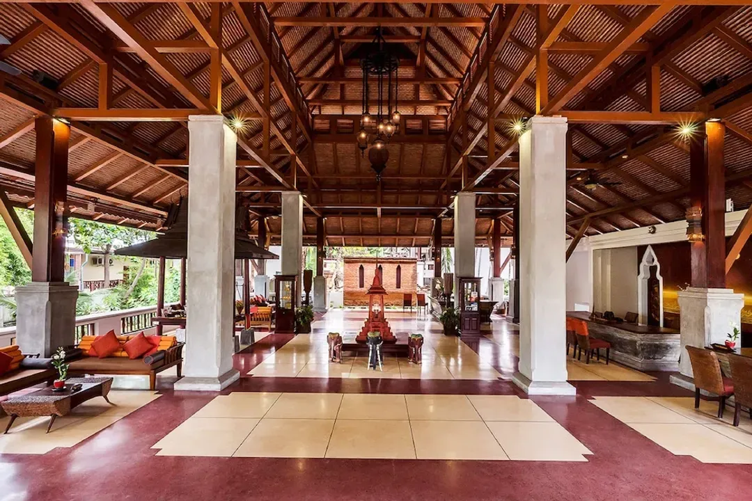 Interior entrance