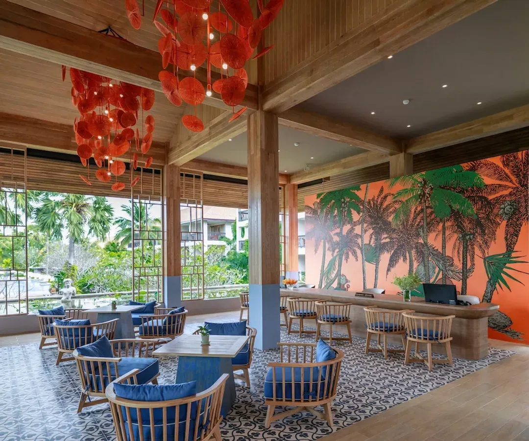 Lobby sitting area
