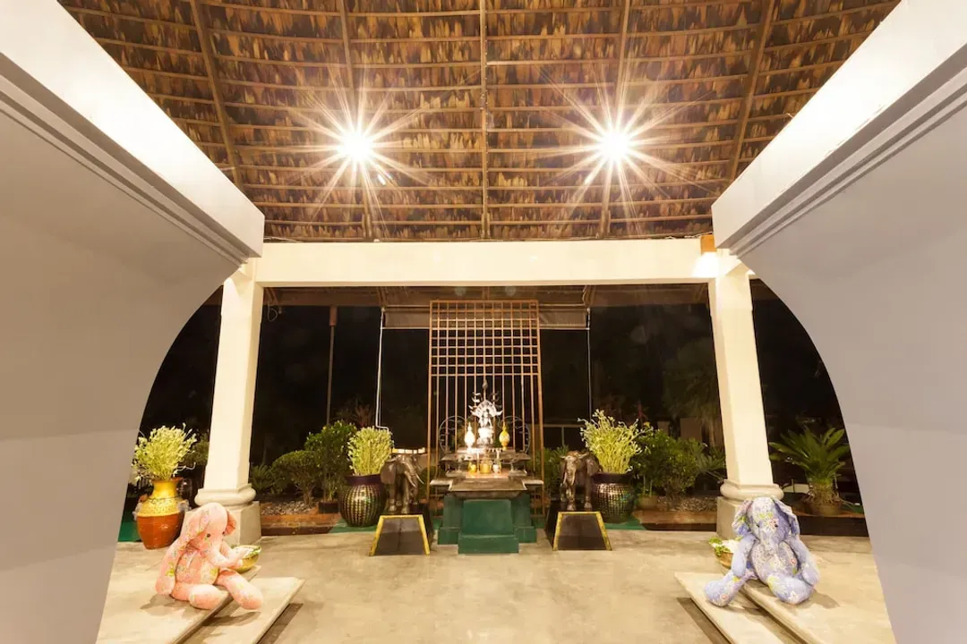 Interior entrance