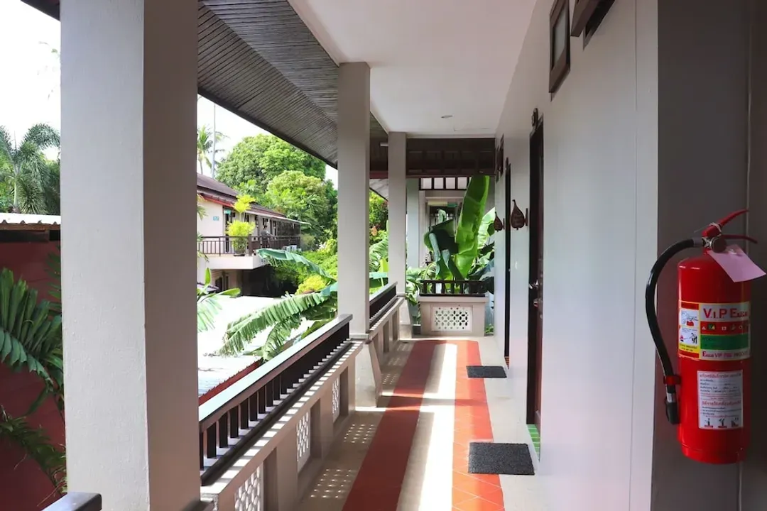 Interior entrance