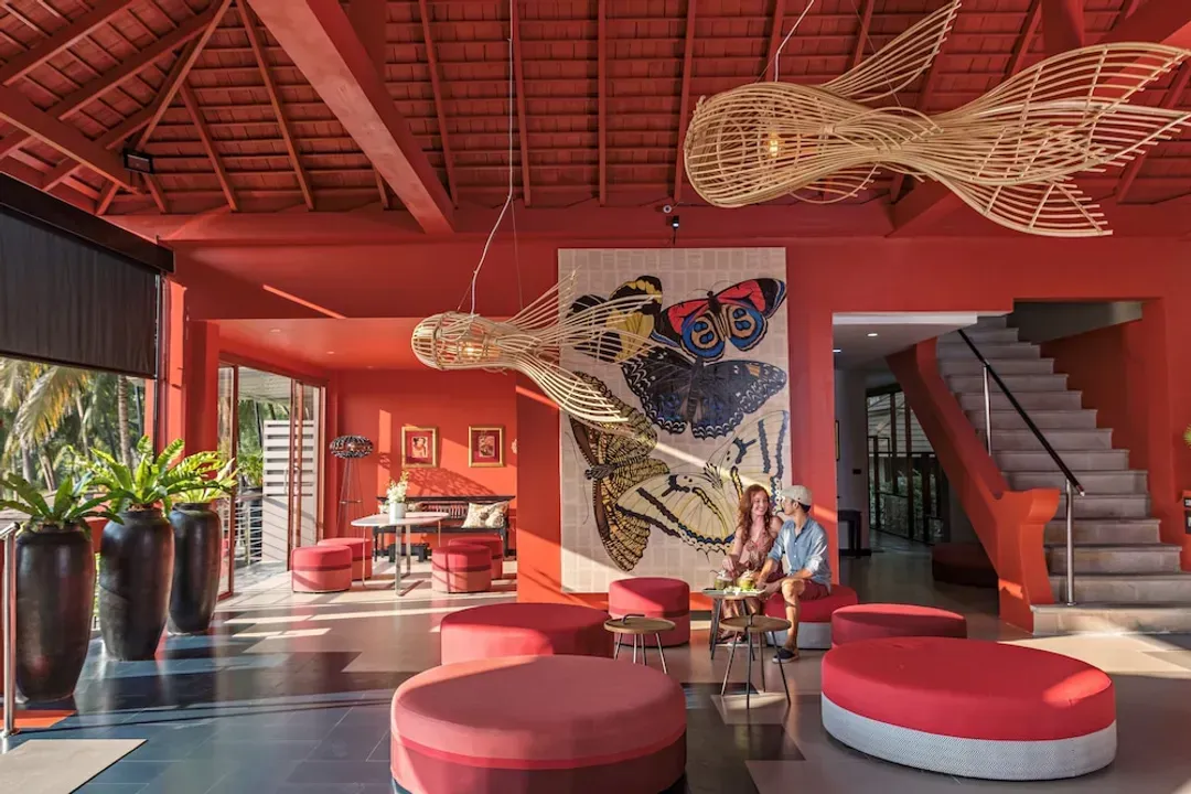 Lobby sitting area