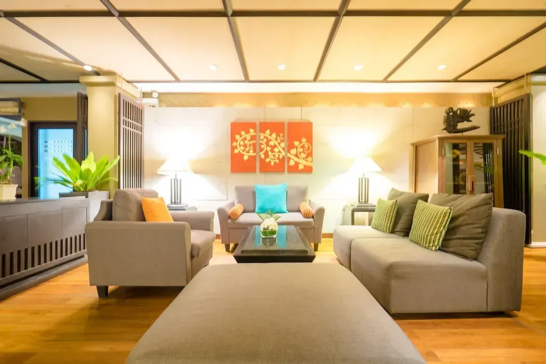 Lobby sitting area