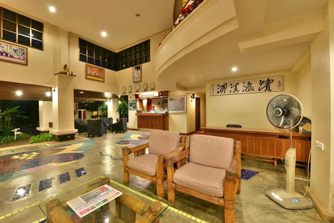 Lobby sitting area