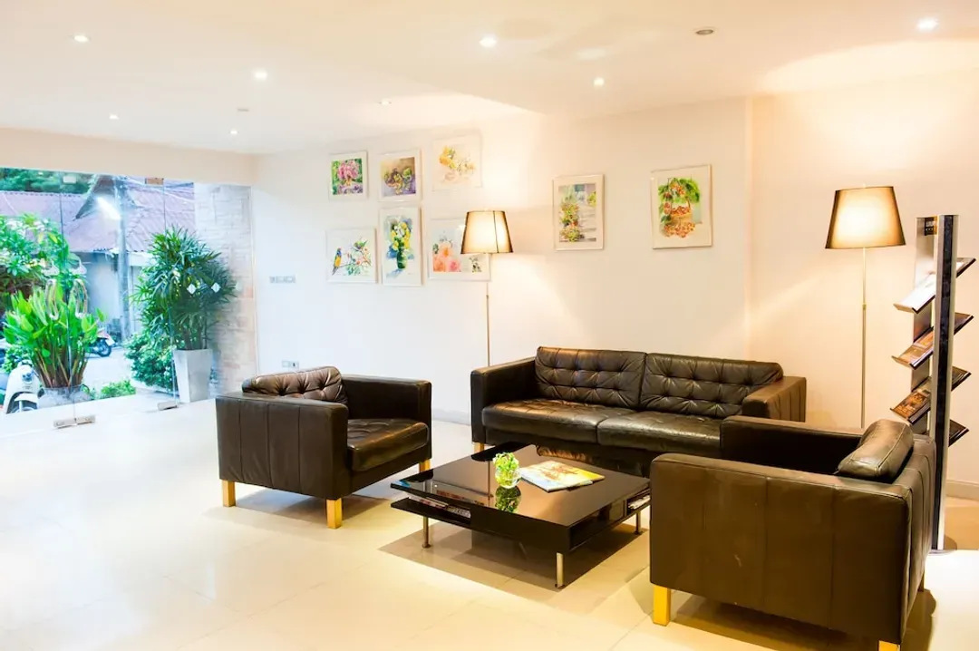 Lobby sitting area