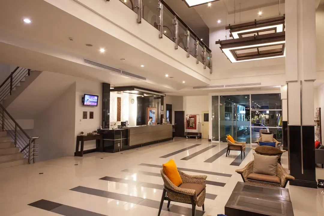 Lobby sitting area