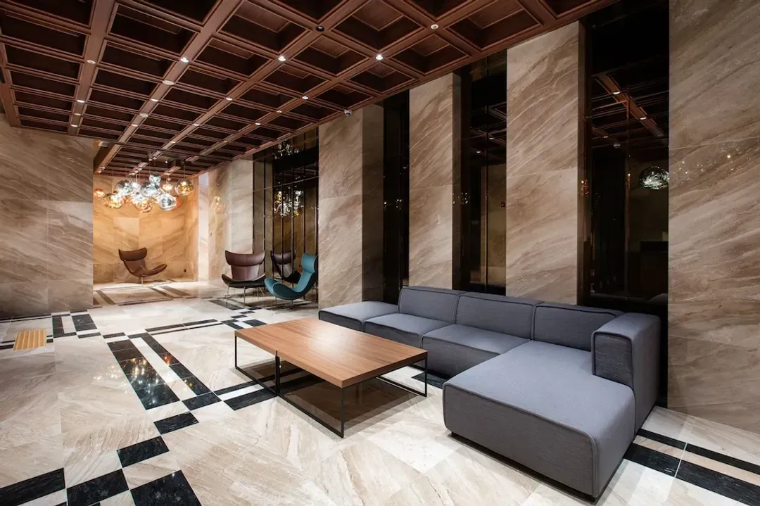 Lobby sitting area