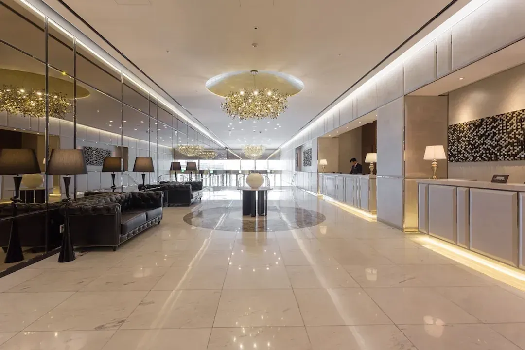 Lobby sitting area
