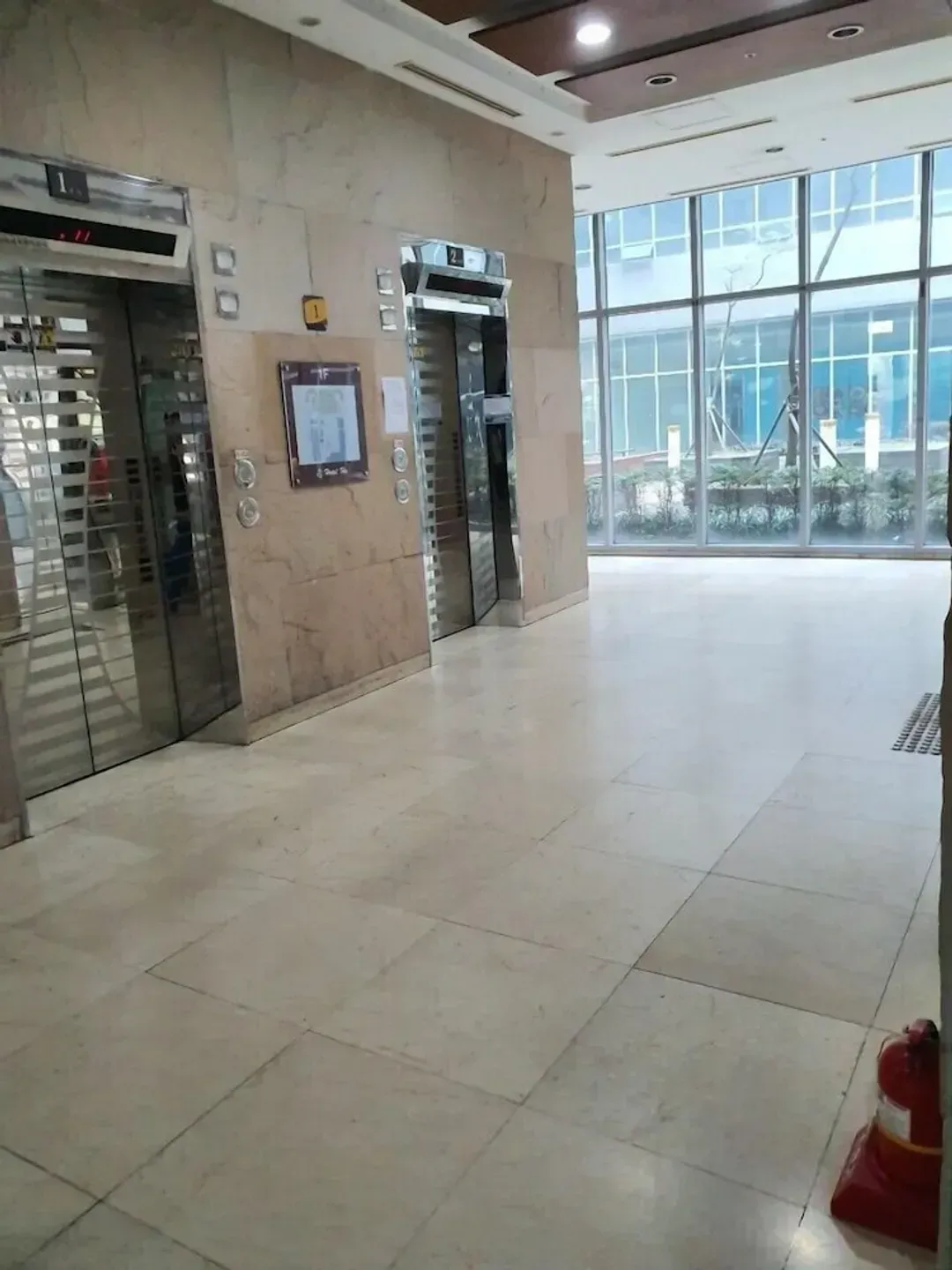 Interior entrance