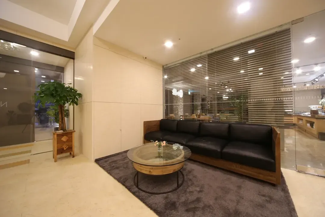 Interior entrance