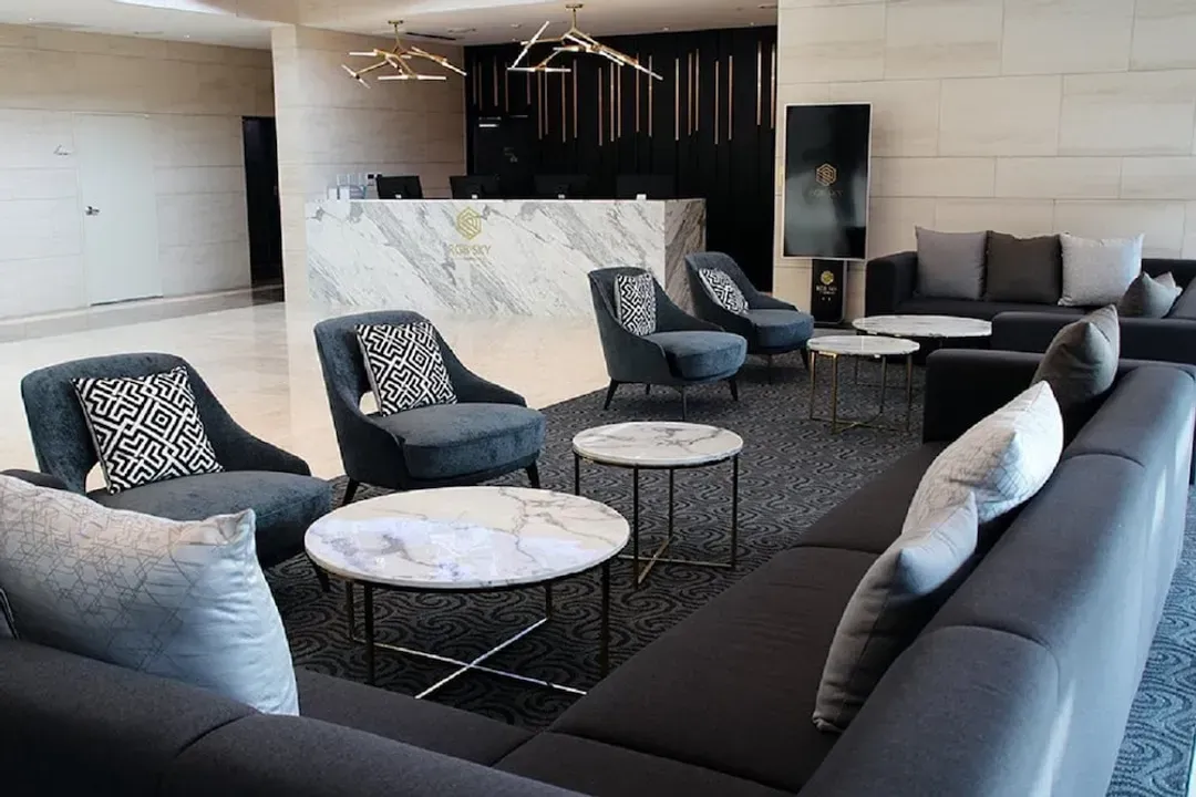 Lobby sitting area