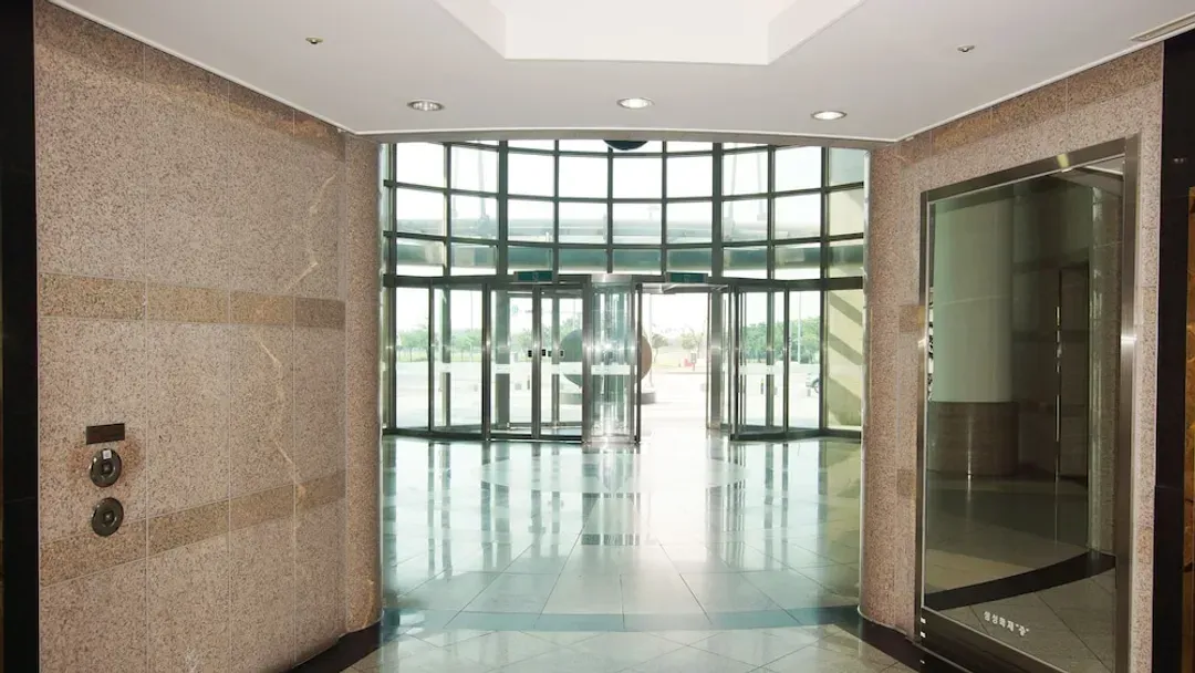 Interior entrance