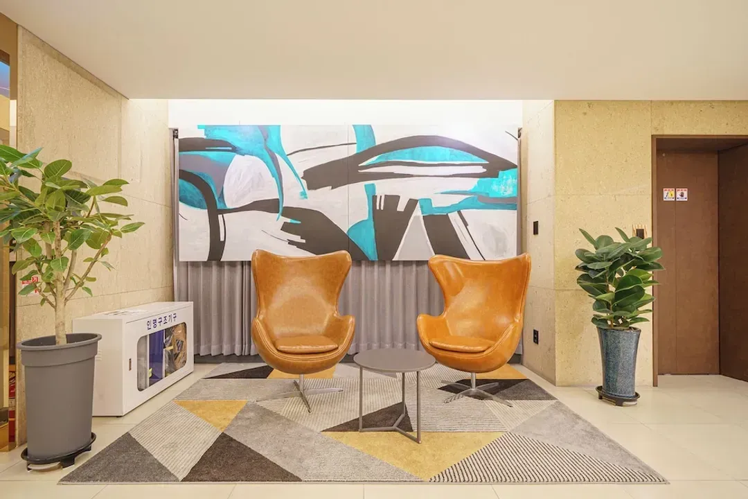 Lobby sitting area