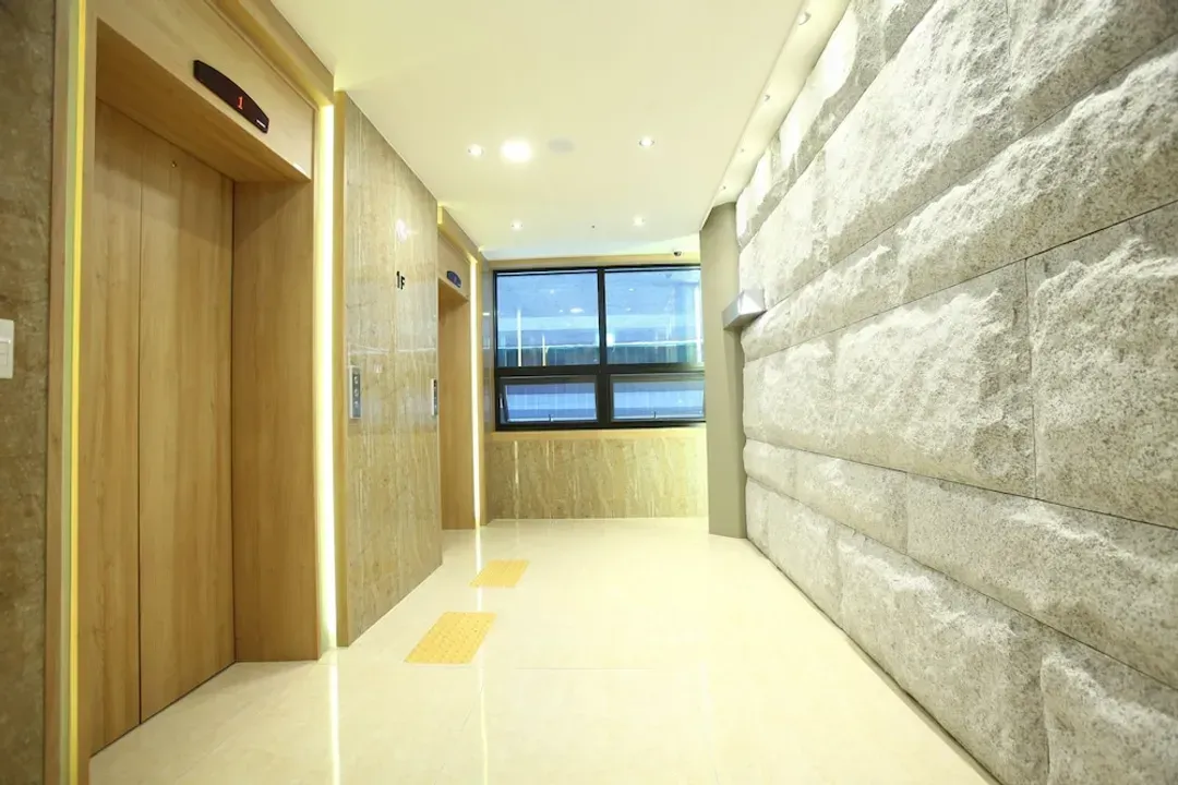 Interior entrance