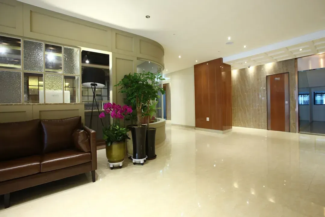 Interior entrance
