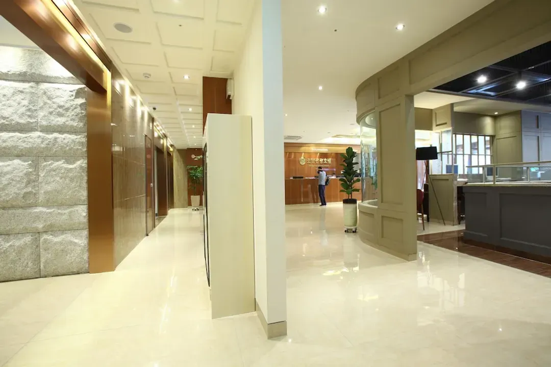 Interior entrance