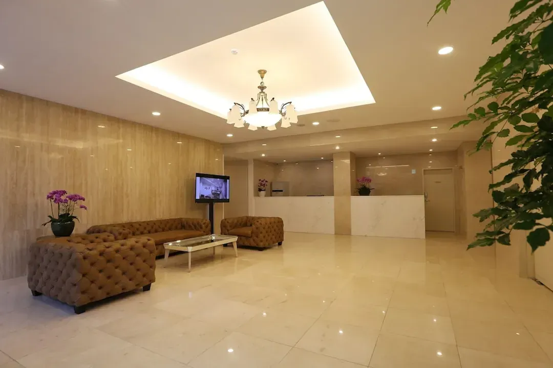 Interior entrance