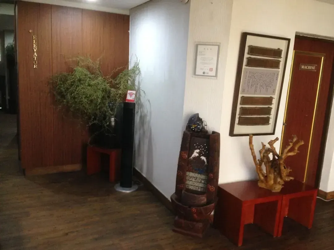 Interior entrance