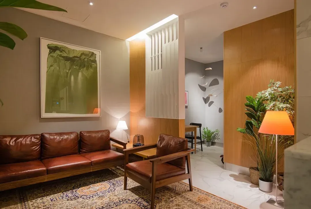 Lobby sitting area