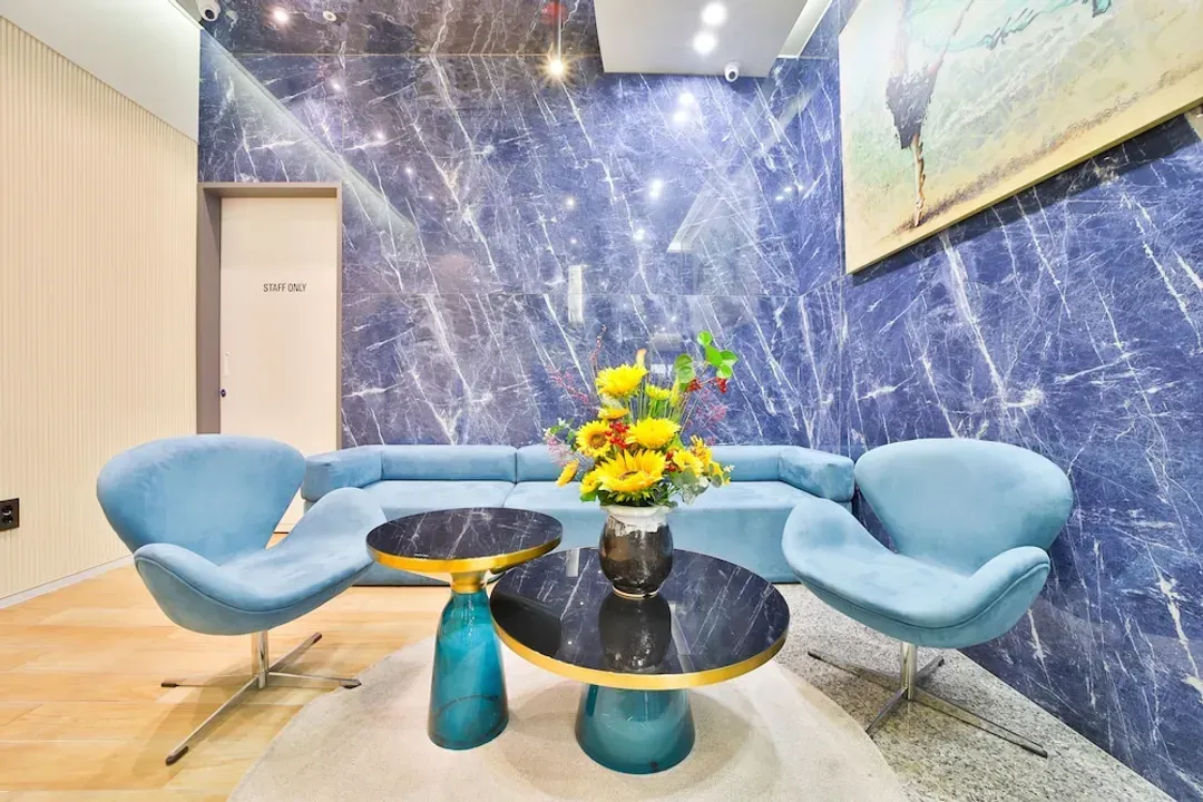 Lobby sitting area