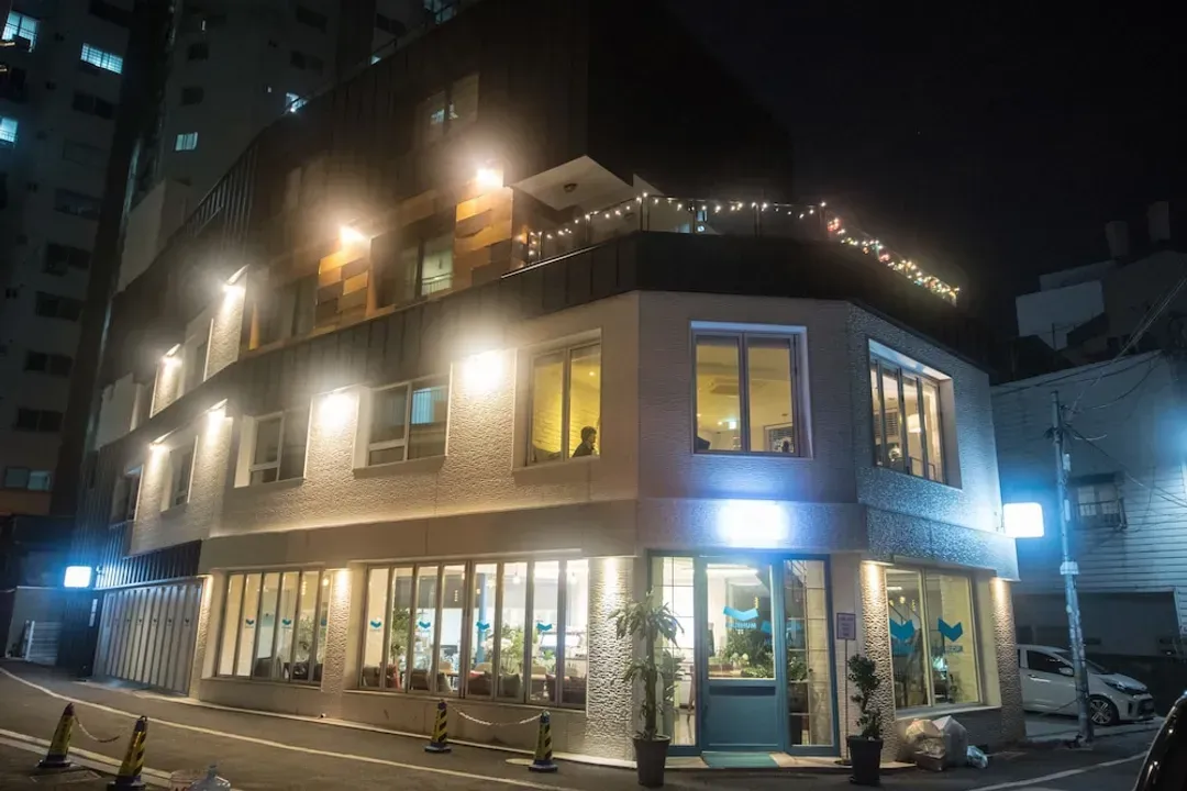 Front of property - evening/night
