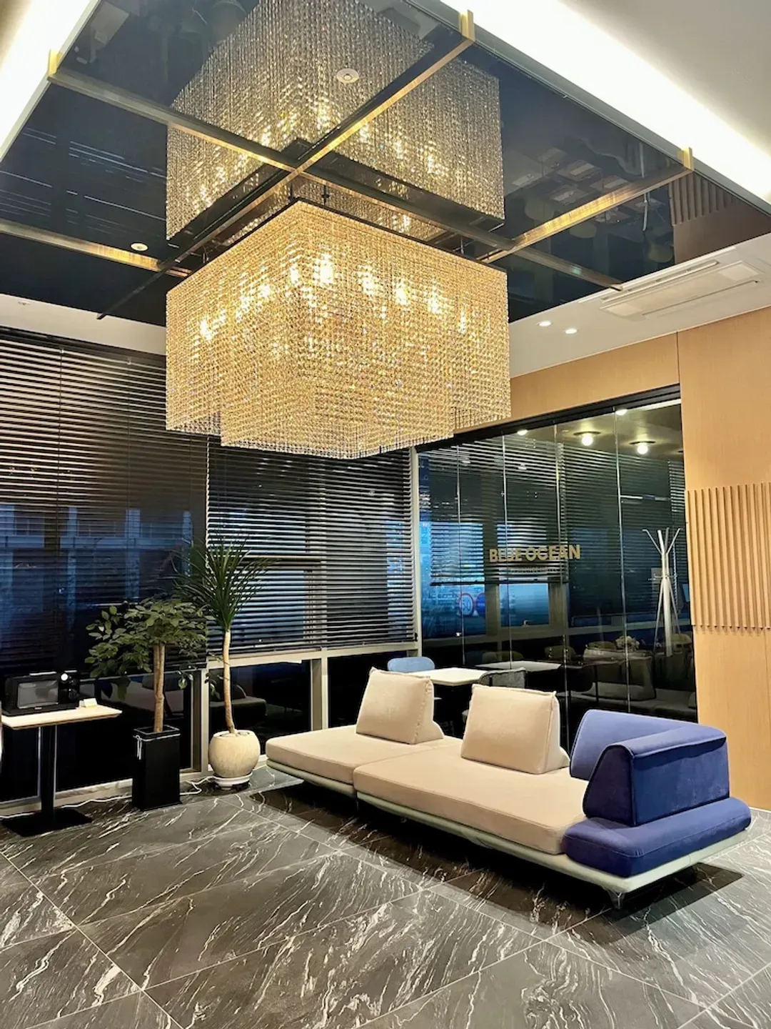 Lobby sitting area