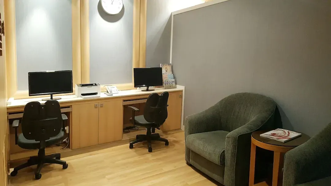 Lobby sitting area