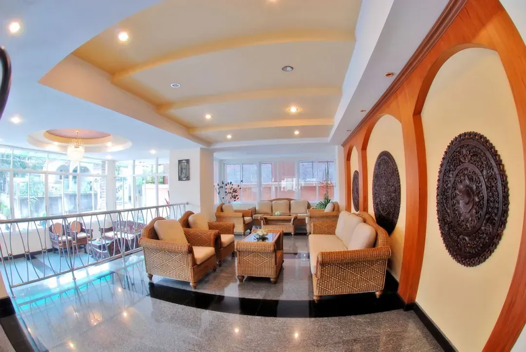 Lobby sitting area