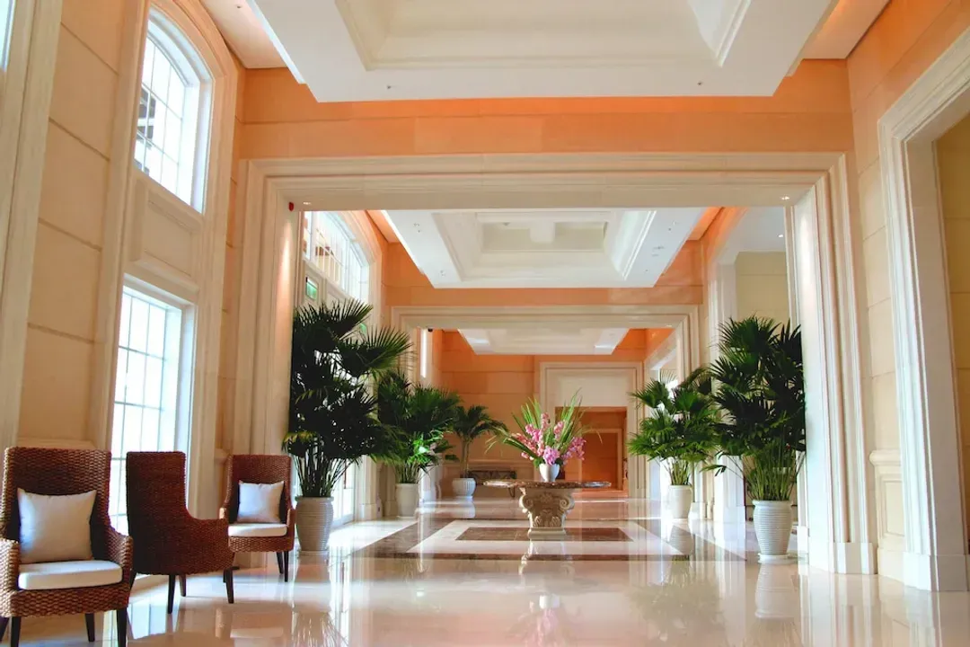 Interior entrance