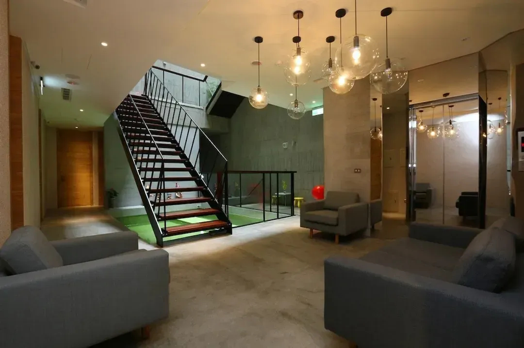 Lobby sitting area