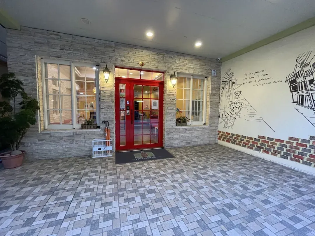 Interior entrance
