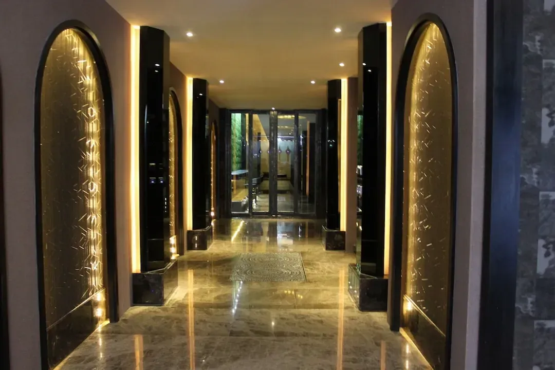 Interior entrance