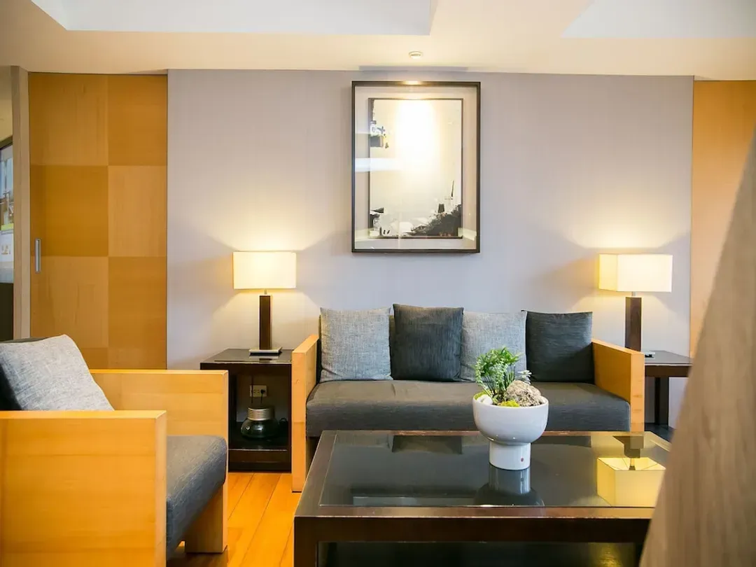 Lobby sitting area