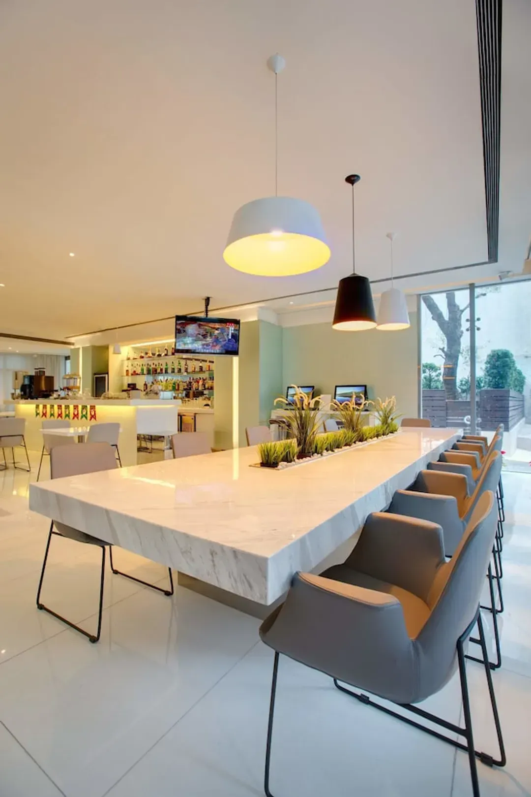 Lobby sitting area