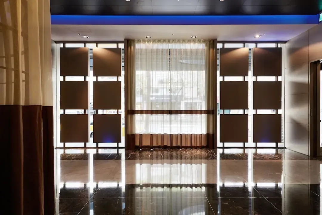 Interior entrance