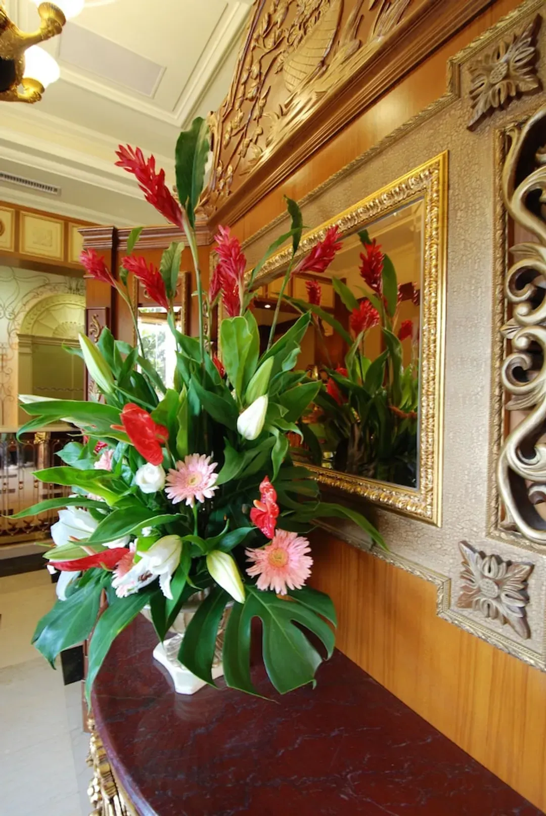 Interior entrance