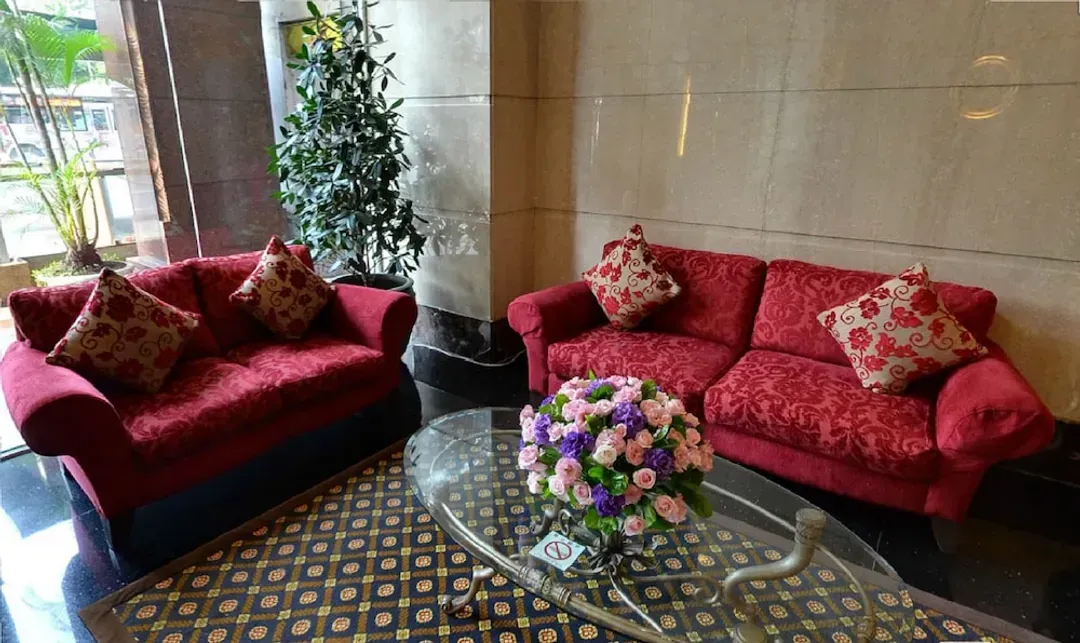 Lobby sitting area