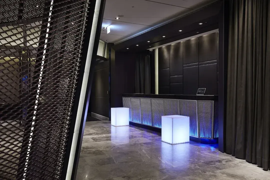 Interior entrance
