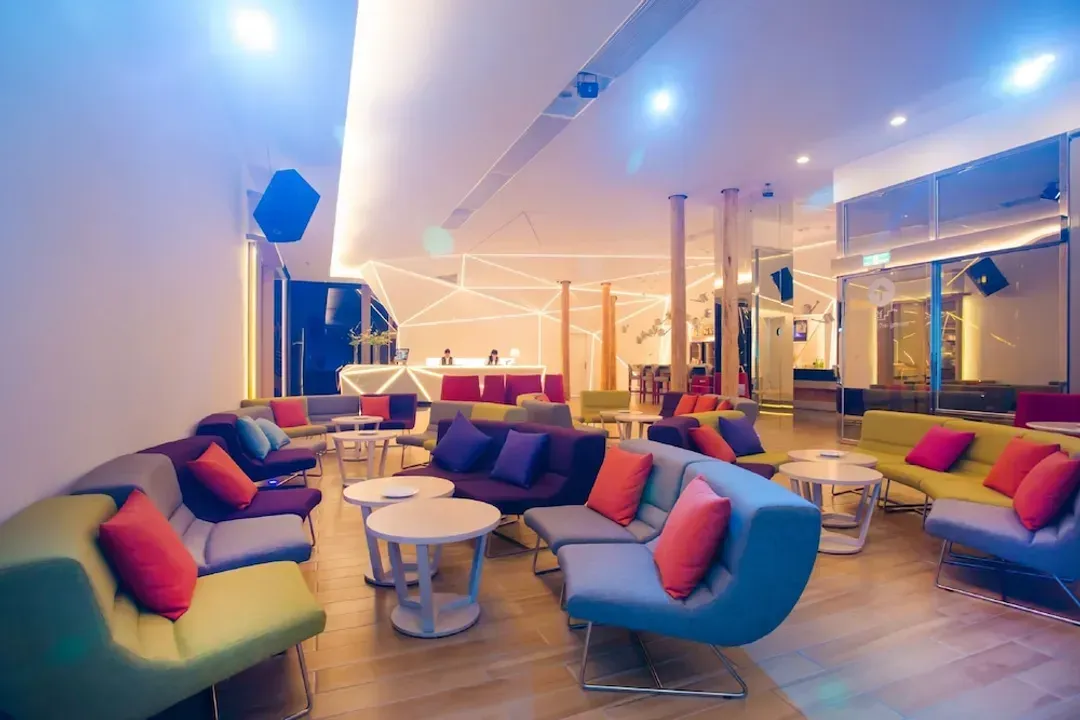 Lobby sitting area