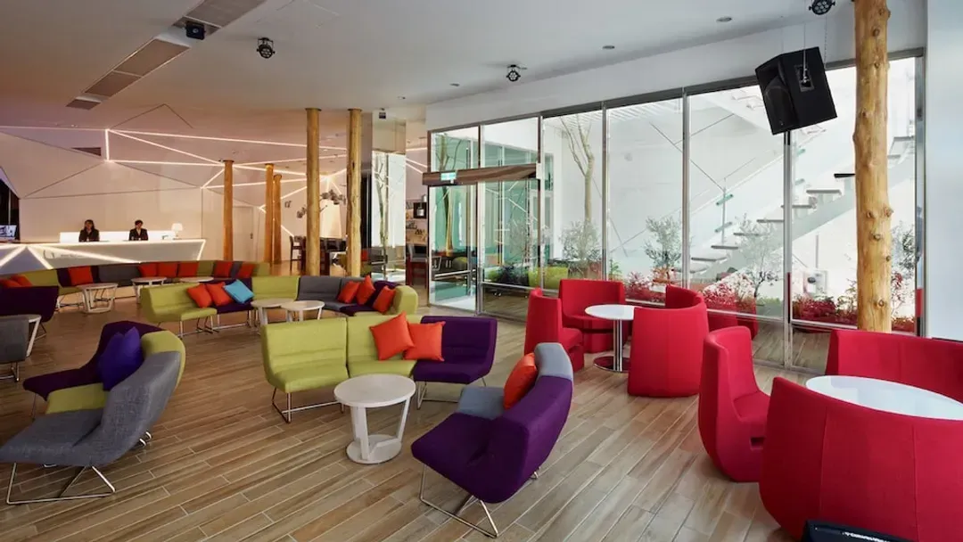 Lobby sitting area
