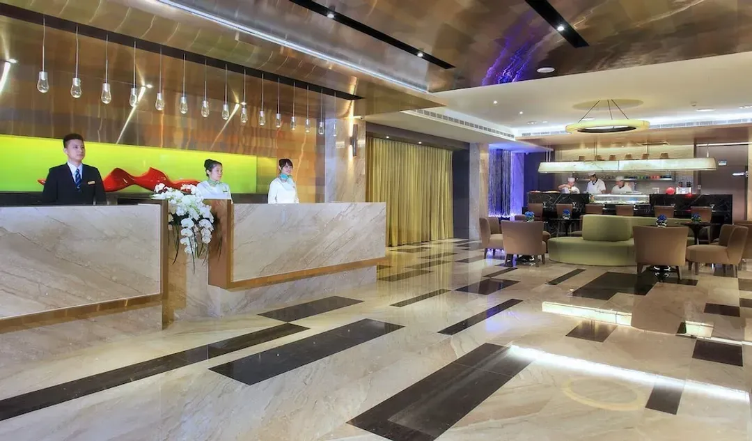 Lobby sitting area