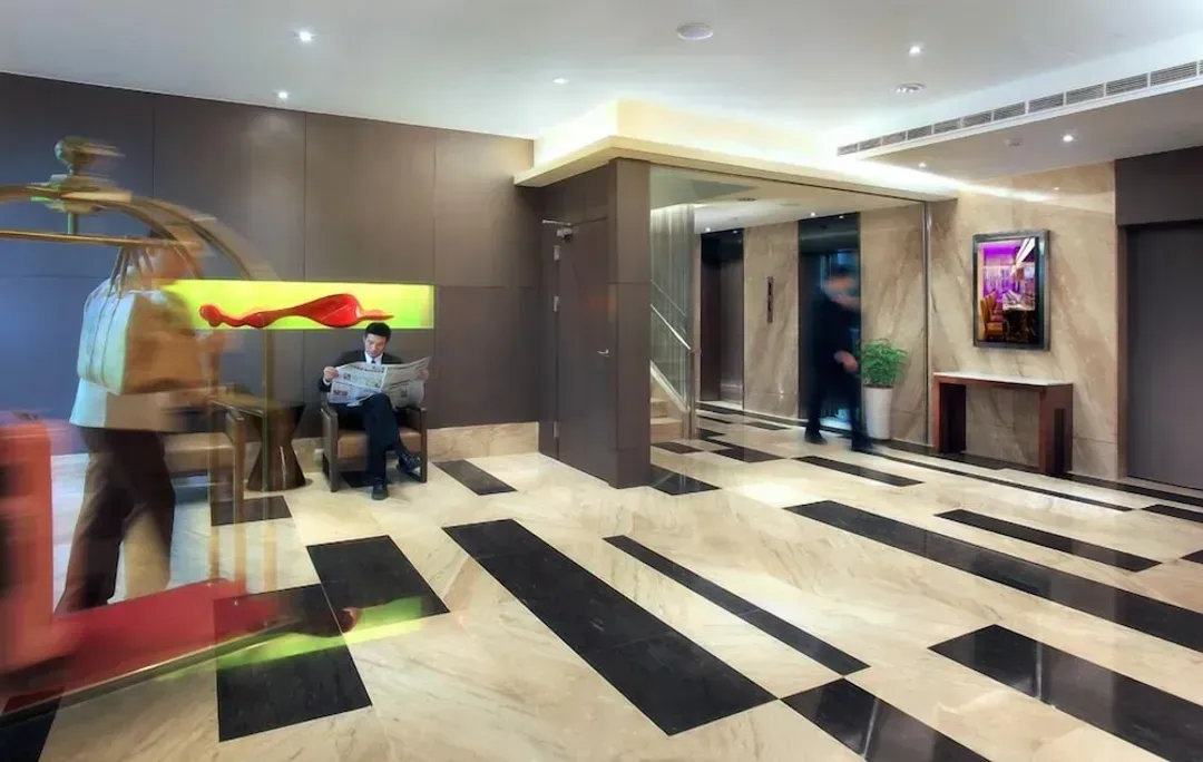 Lobby sitting area