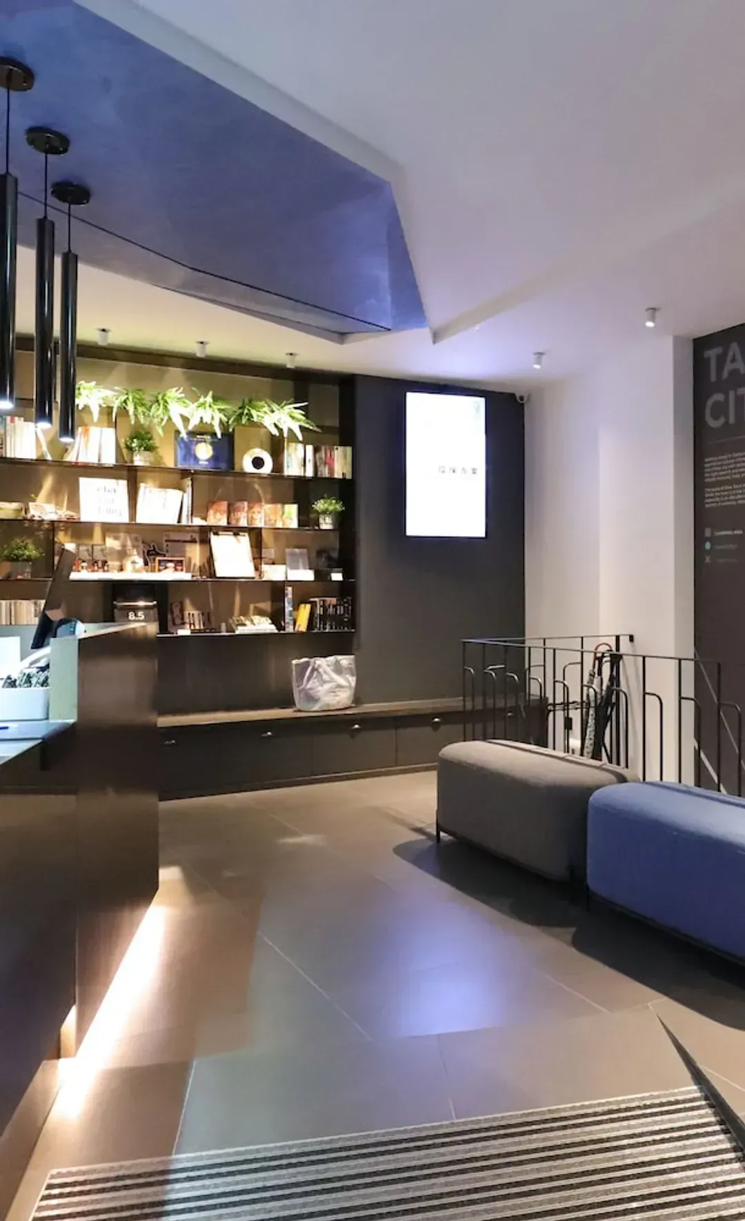 Interior entrance