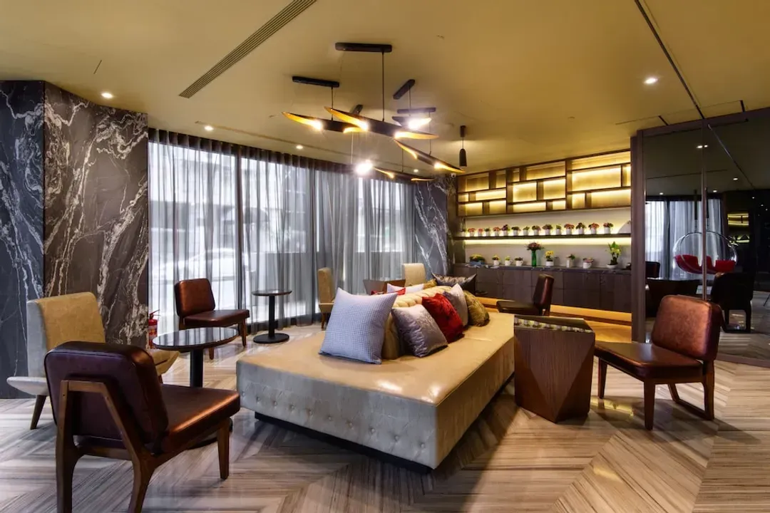 Lobby sitting area