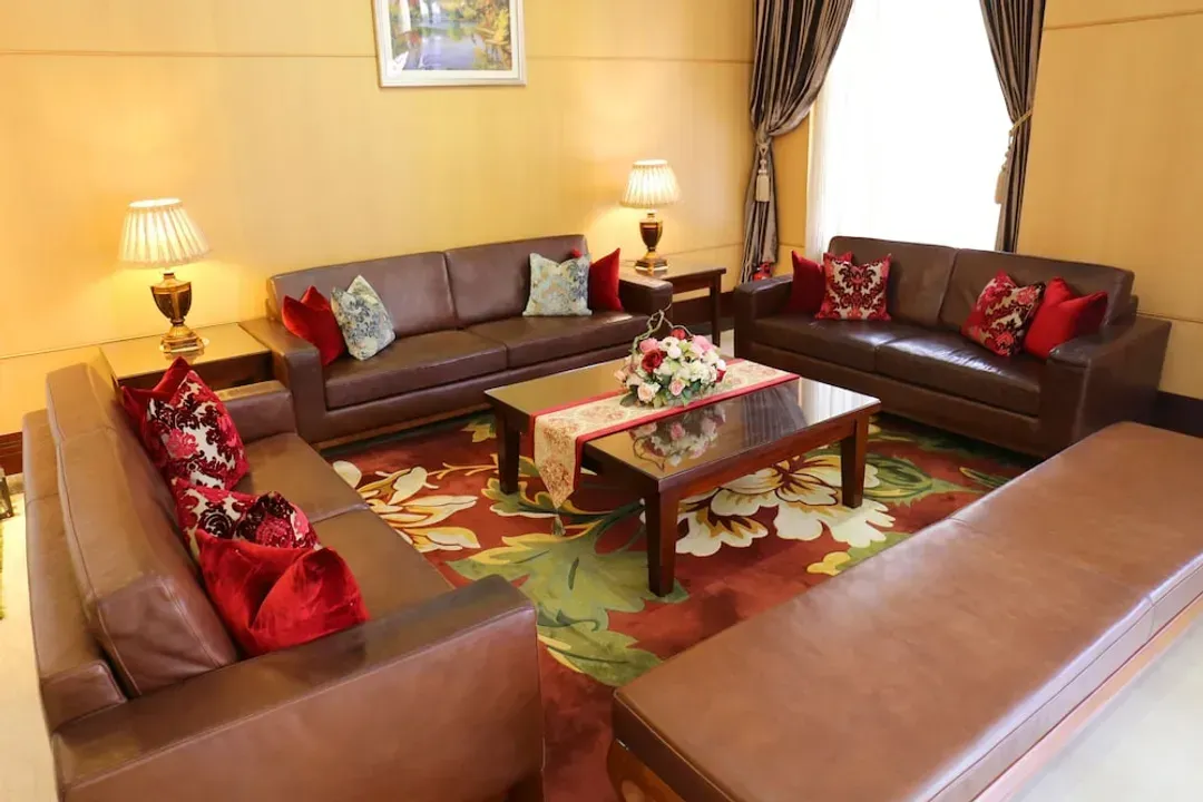 Lobby sitting area
