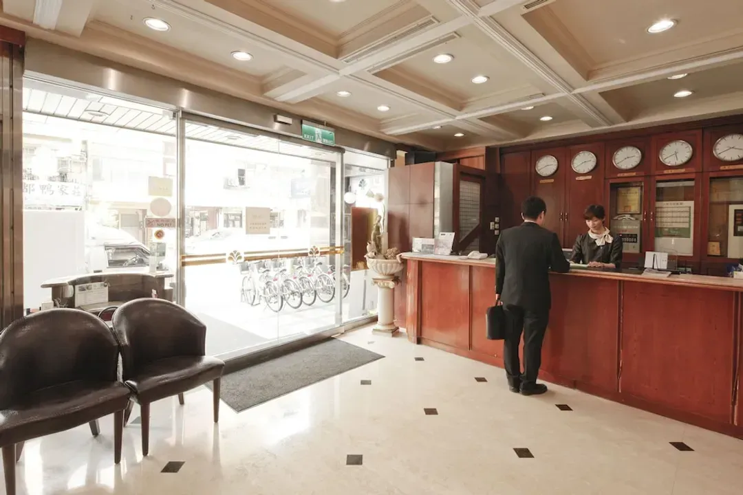 Interior entrance