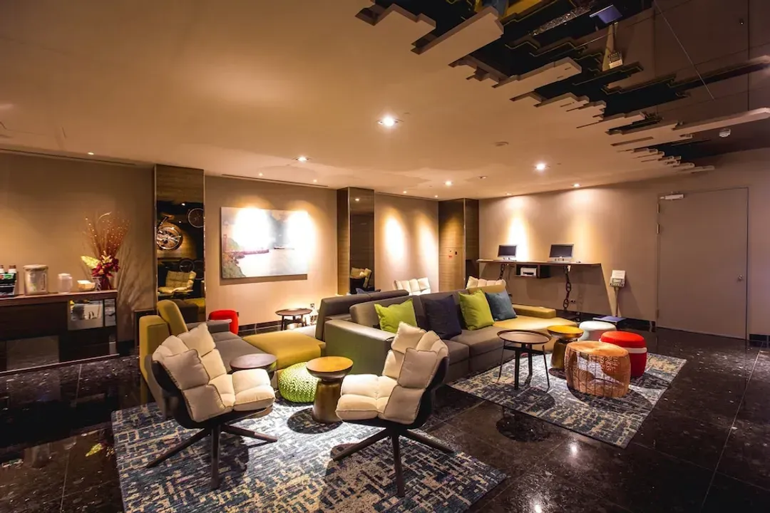 Lobby sitting area