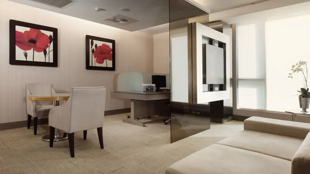 Lobby sitting area