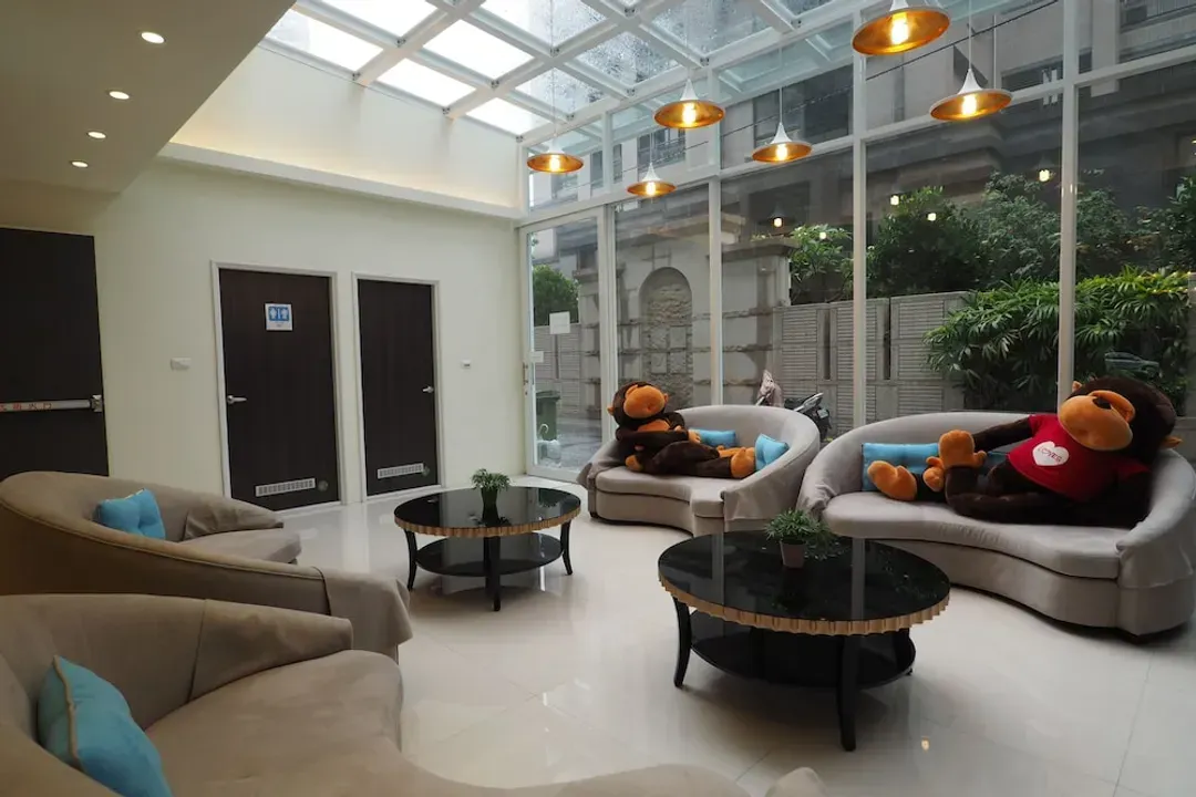 Lobby sitting area