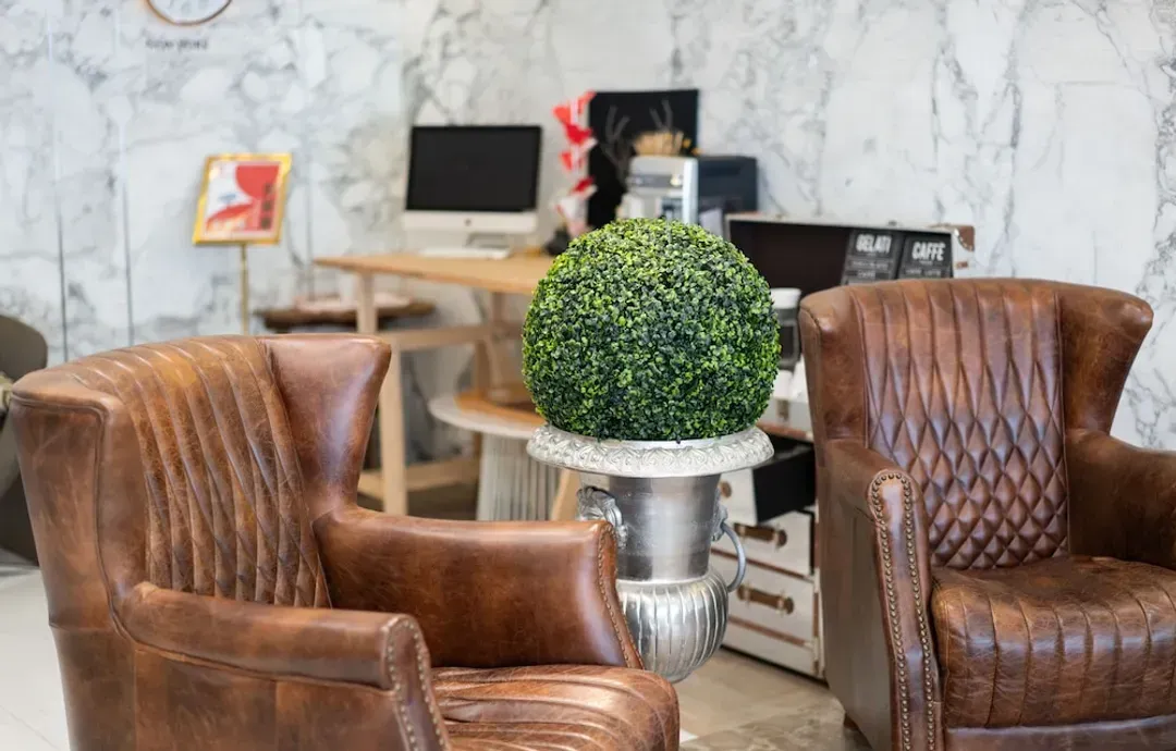 Lobby sitting area