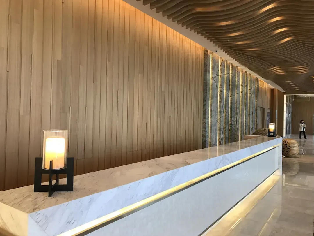 Interior entrance